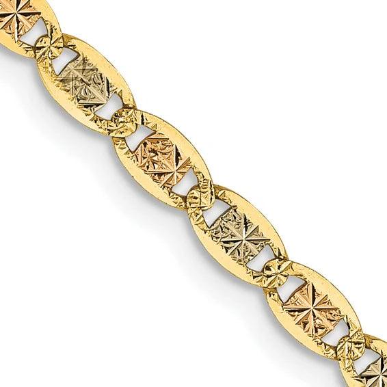 Pavé Chain in 14K Yellow Gold - BellemareDugasJoaillerie