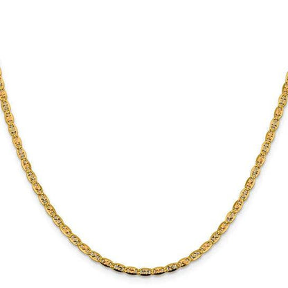 Pavé Chain in 14K Yellow Gold - BellemareDugasJoaillerie