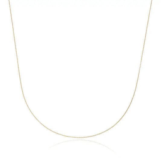 Cable Closed Chain in 14k Solid Gold - BellemareDugasJoaillerie