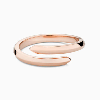 Dual Touch Gold Ring in 18k Yellow Gold - BellemareDugasJoaillerie