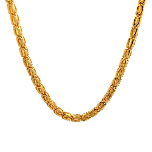 Glorious Peak Gold Chain in 22k Gold - BellemareDugasJoaillerie