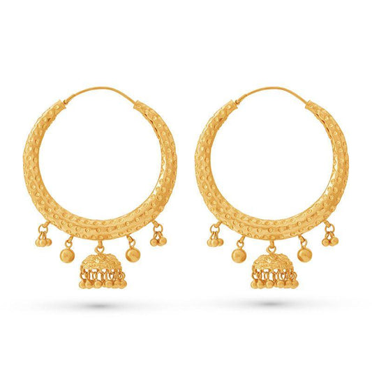 22k Gold, Yellow Gold, Gold, Gold earring, earrings