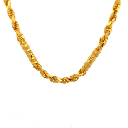 22k gold, yellow gold, gold, gold chain, chain