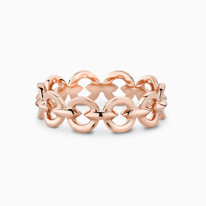 Linked Love Ring in 18k Yellow Gold - BellemareDugasJoaillerie