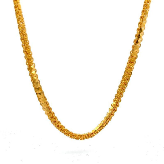 22k gold, yellow gold, gold, gold chain, chain